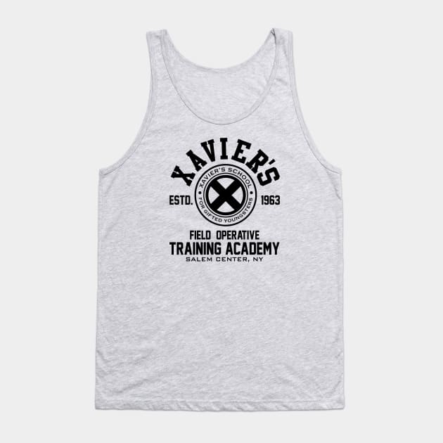 XAVIER SCHOOL TRAINING ACADEMY Tank Top by ROBZILLA